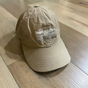 Filson Garment Angler Cap Tan Brown